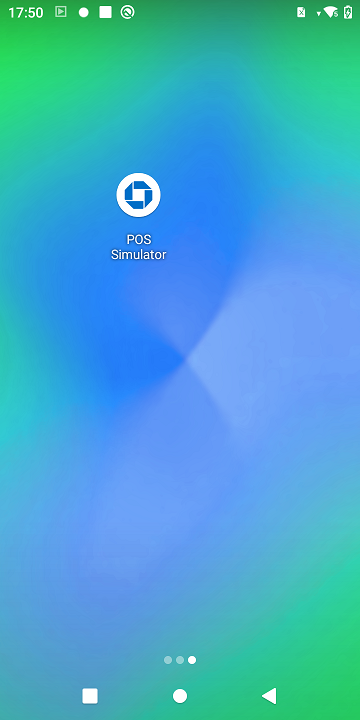 Main screen image of the POS Simulator
